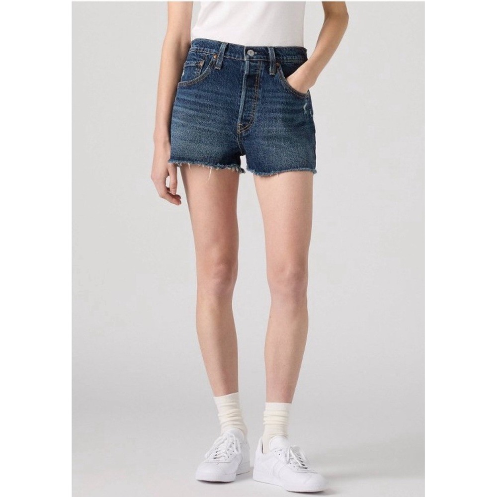 Levi's 501 Original Fit HR Cut Off Denim Shorts Personal Pair 32 NWT